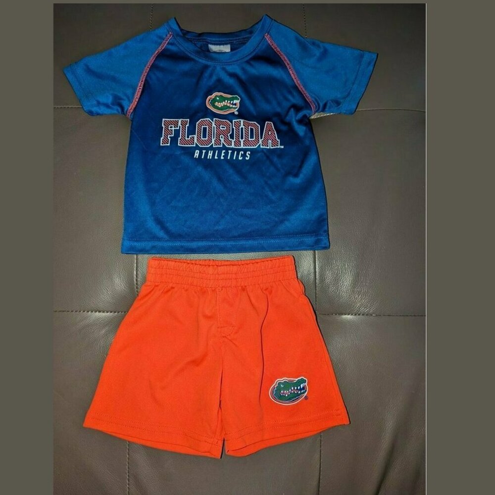 Rivalry Threads Infant 2 Piece Outfit Set University of Florida Gators Short Top